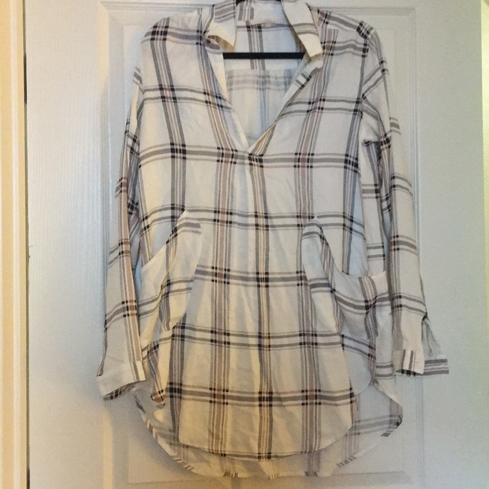 Plaid tunic